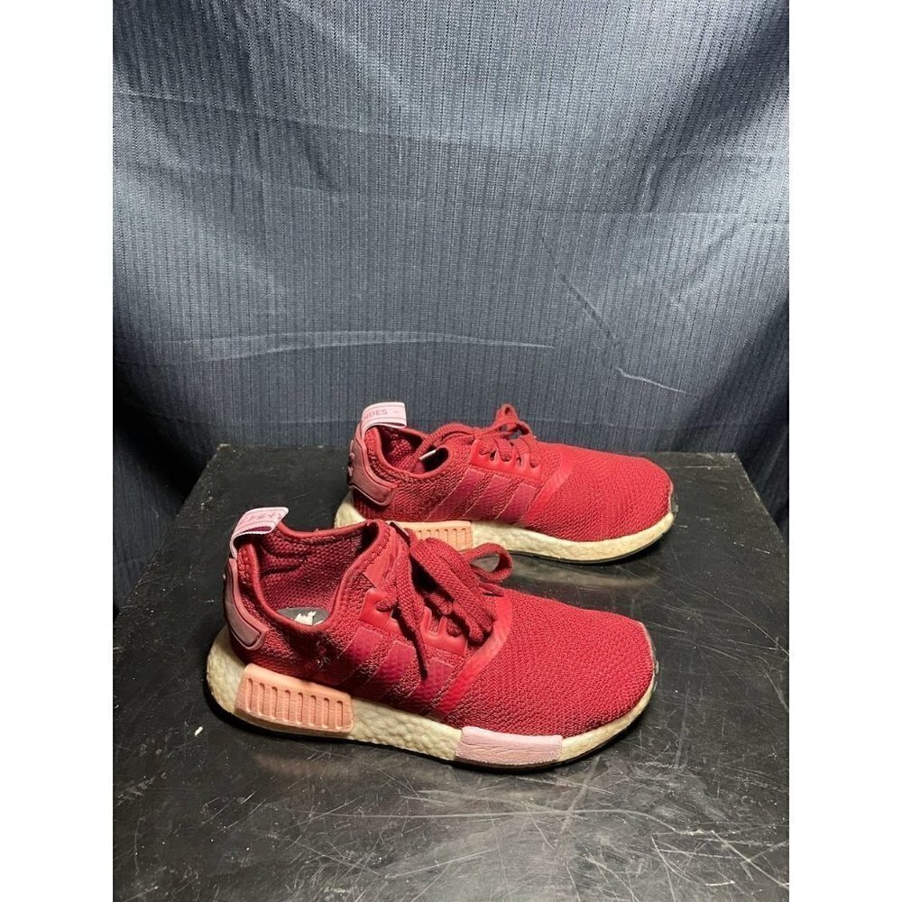 Adidas Women's NMD_R1 Collegiate Burgundy Athletic Shoes - Size 5w - Picture 3 of 6